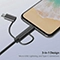 کابل شارژ 3 به 1 راو پاور RP-CB015